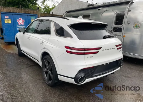 2022 Genesis Gv70 3.5T Awd Sport из США, поврежденный, VIN KMUMCDTC5NU011241